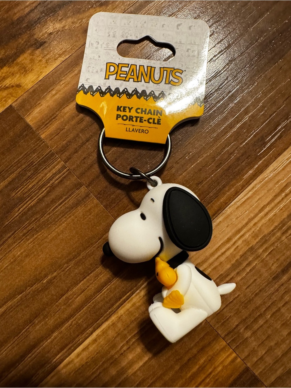 Peanuts Snoopy & Woodstock White and Yellow Dog Keychain/ purse charm - Picture 4 of 8